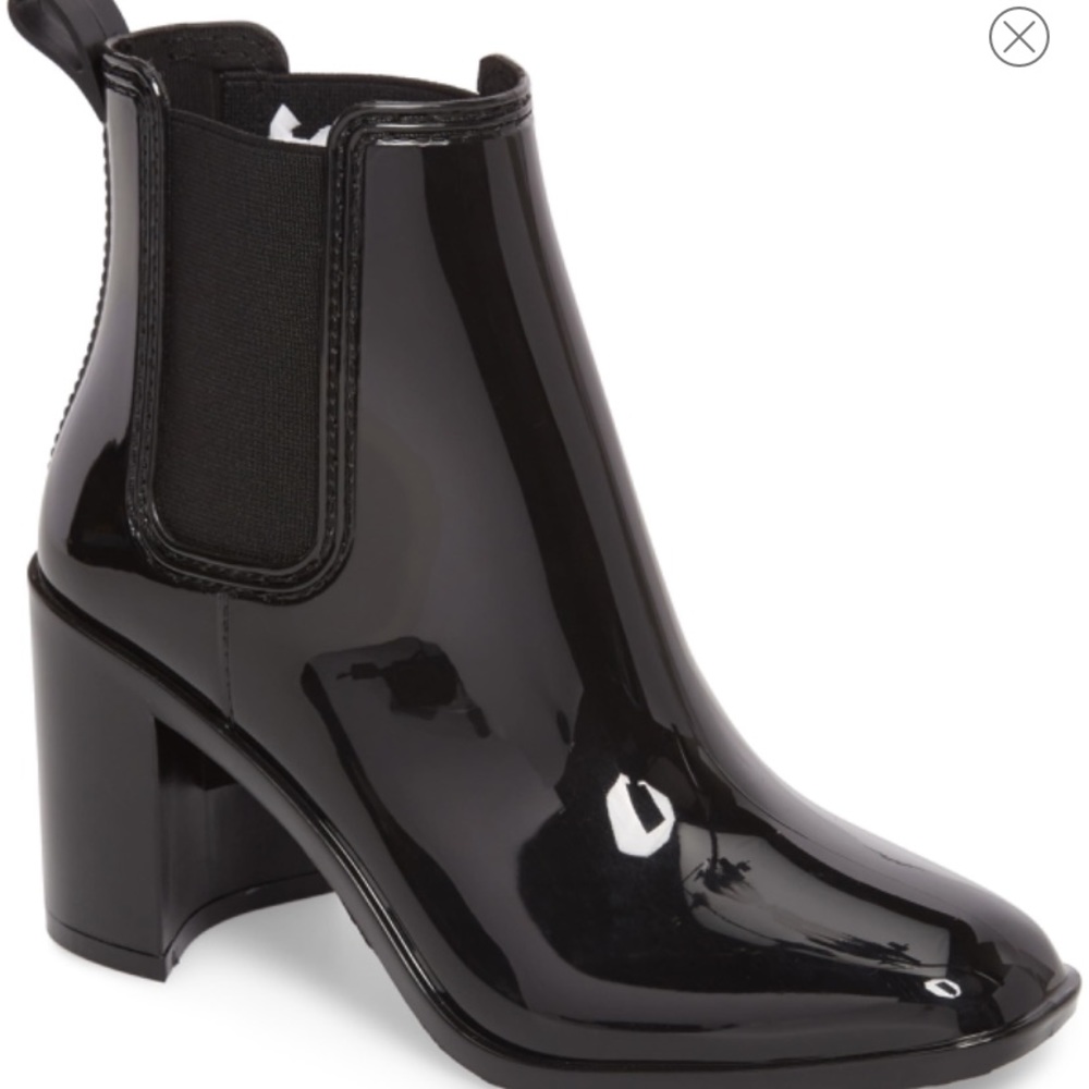 Jeffery Campbell hurricane rain boots/ankl…